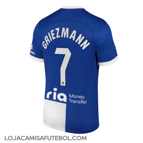 Camisa de Futebol Atletico Madrid Antoine Griezmann #7 Equipamento Secundário 2023-24 Manga Curta